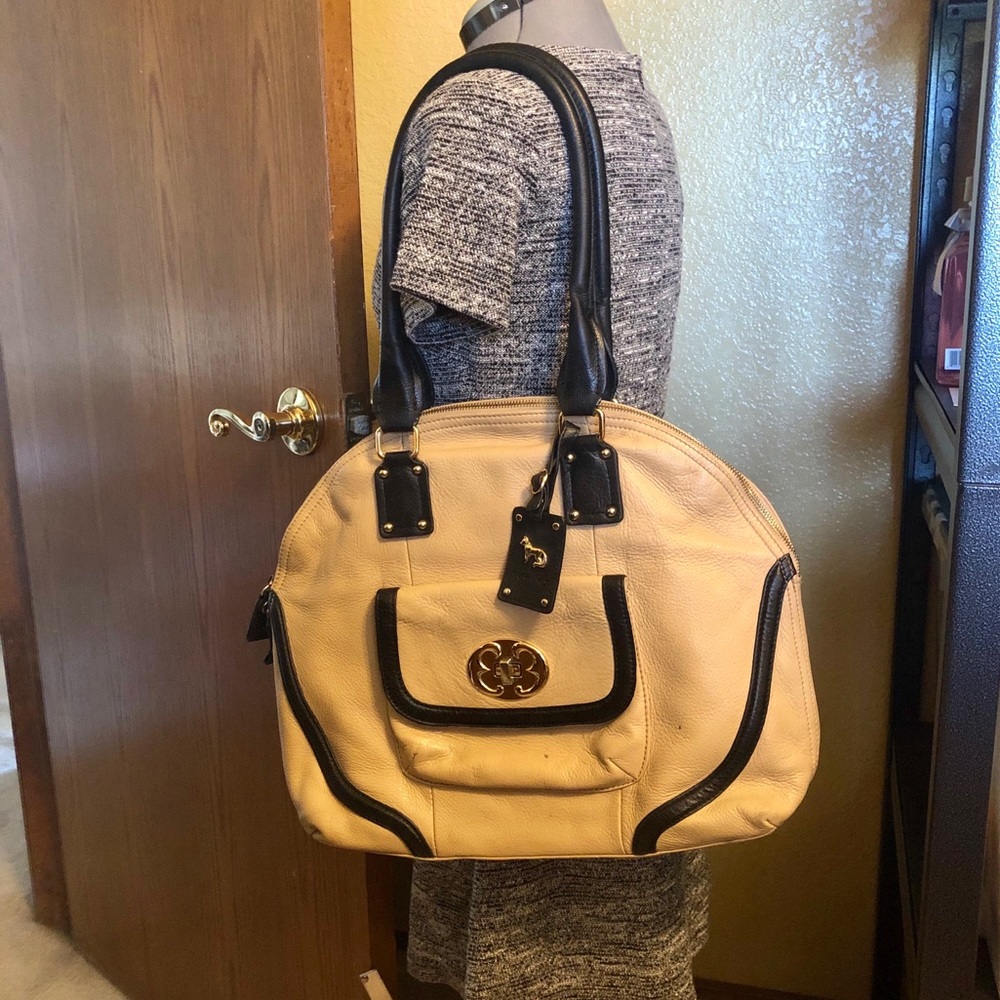 Emma Fox Leather Weekender Bag